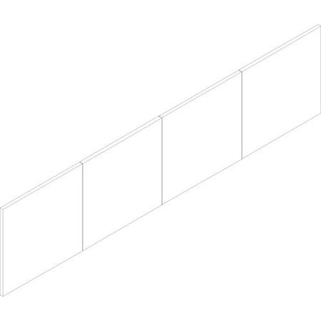 Groupe Lacasse Door, 72inWx16inDx5/8inH, Cherry LASCANEA72P4C